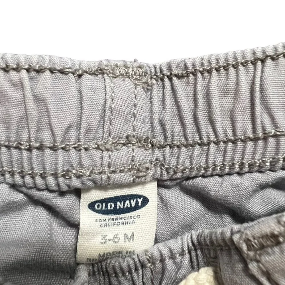 Old Navy 3-6m Light Grey Shorts